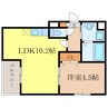 Jack toribamiⅠ 1LDKの間取り