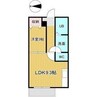 クラウド鳥羽見 1LDKの間取り