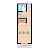 サンシティ八剣Ⅱ 1Rの間取り