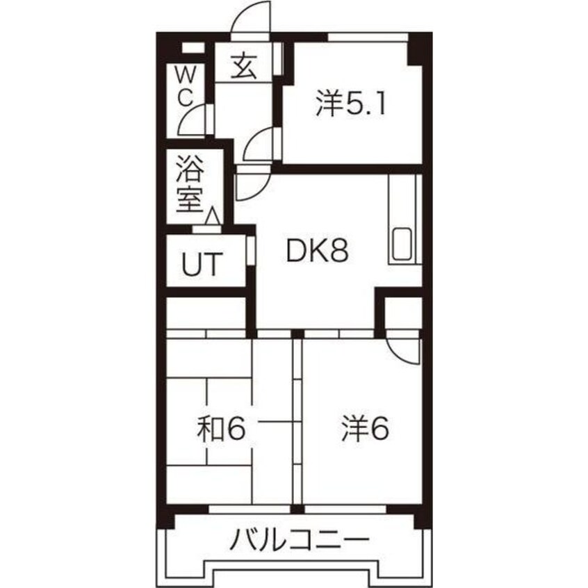 間取図 第一山田ビル
