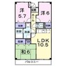 サンシャイン恵 3LDKの間取り
