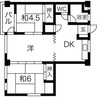 つよみせいビル 3DKの間取り
