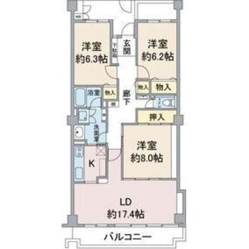 間取図 アネシス小幡