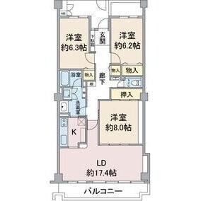 間取り図 アネシス小幡