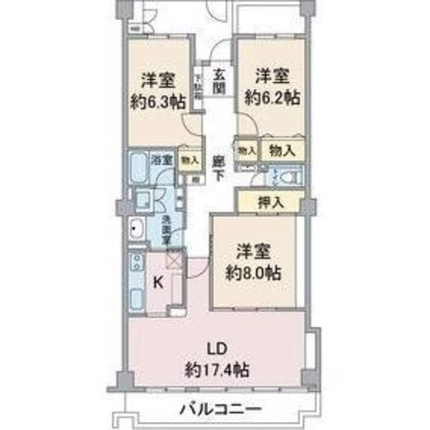 間取図 アネシス小幡