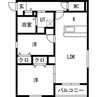 RUSCELLO守山 2LDKの間取り