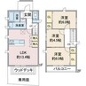 庄南パーク 3LDKの間取り