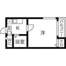 アミティエ喜多山 1Kの間取り