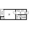 stage 瓢箪山 1Kの間取り