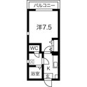 クレフラスト更屋敷IIの間取図