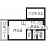 シャトーセルリアンMoriyama 1Kの間取り