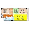 シティ・ライフ城下 3LDKの間取り