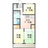 安江ハイツ 3DKの間取り