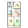 安江ハイツ 3DKの間取り