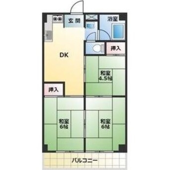 間取図 レジデンス喜多山