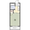 カーサソシアルB 1Kの間取り