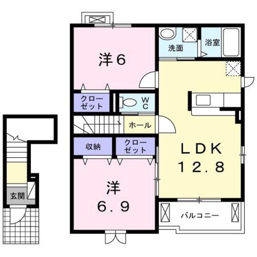間取図 フルール