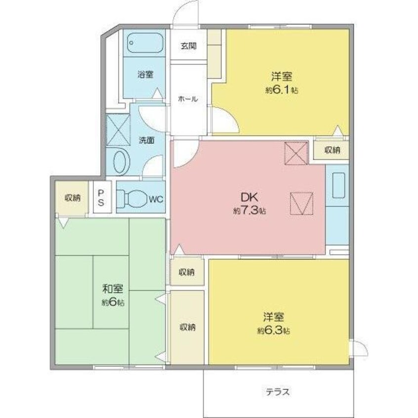 間取図 ファーストプレイスⅡ