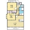 エスペーロ 2LDKの間取り