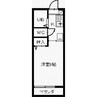 サニー瓢箪山 1Rの間取り