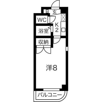 間取図 グローリ大島