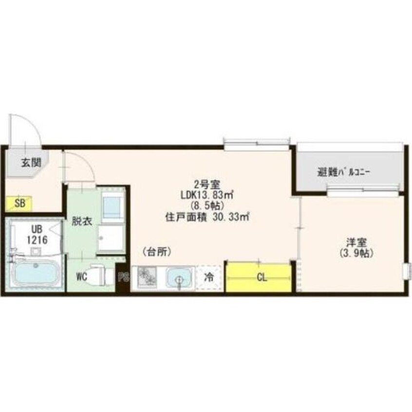 間取図 ハーモニーテラス瀬古