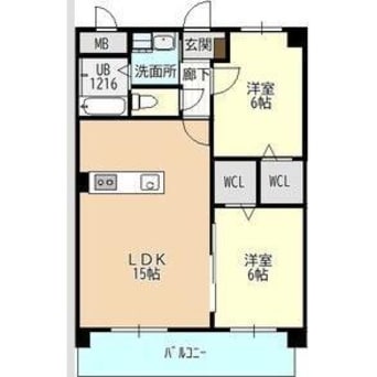 間取図 La・Fonte野萩(ラ・フォンテ野萩)