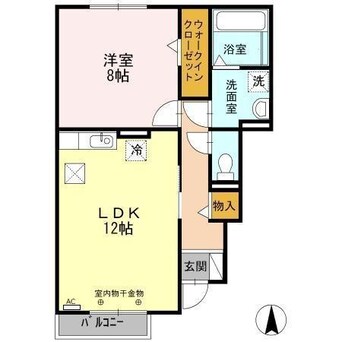 間取図 フォンターナ　Ｂ棟