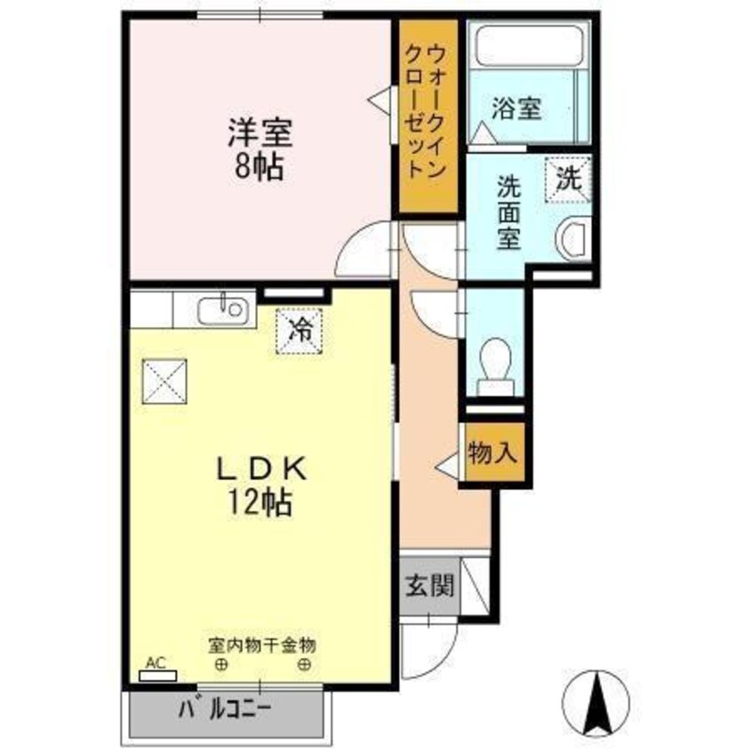 間取図 フォンターナ　Ｂ棟
