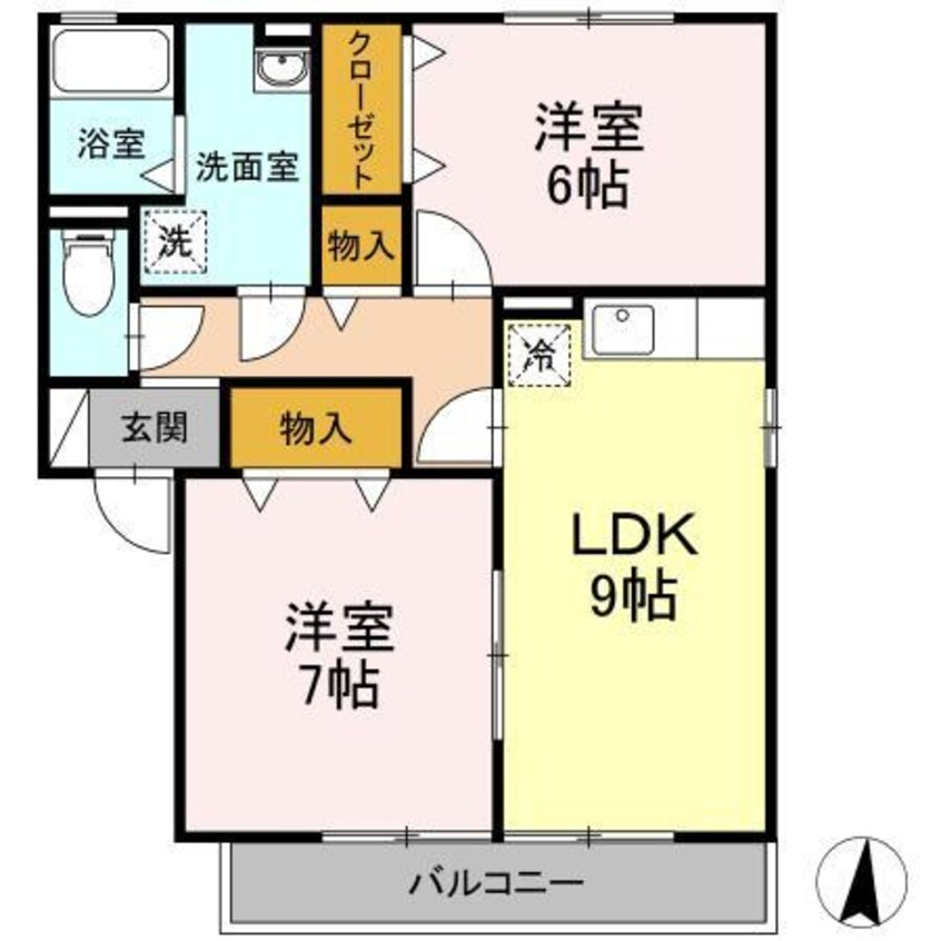 間取図 ネオクレストⅡ