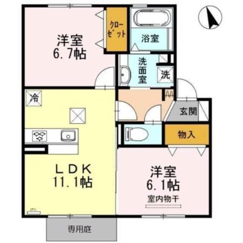 間取図 オリーヴ
