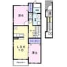 ほくはうす 2LDKの間取り