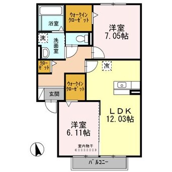 間取図 アルカディア永森