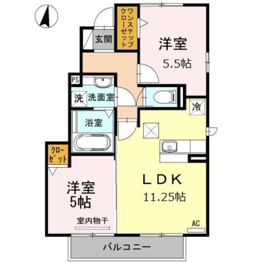 間取図 Ｄ－ｒｏｏｍ Ｒｉｃｏ