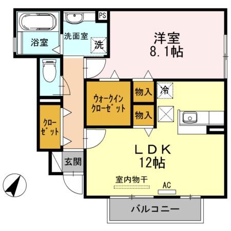間取り図 Ｌａ ｌｕｃｅ