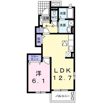 間取図 ブローテ旭前