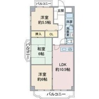 間取図 グランシャリオ