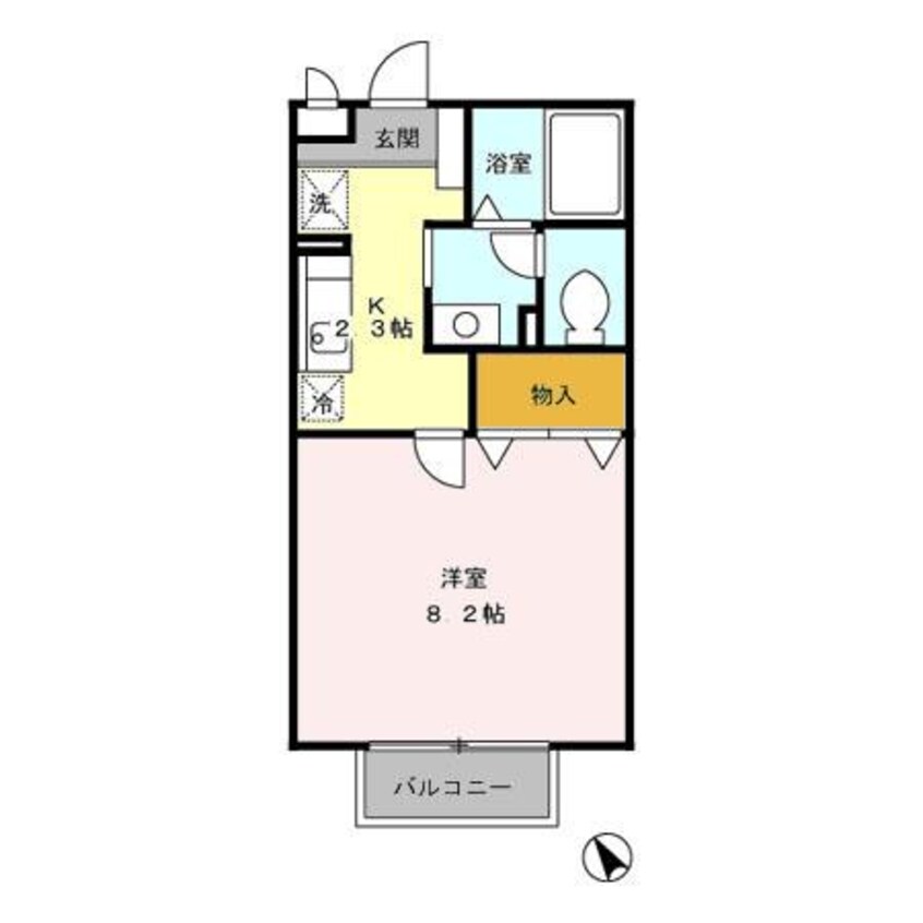 間取図 ヴィラ花水木