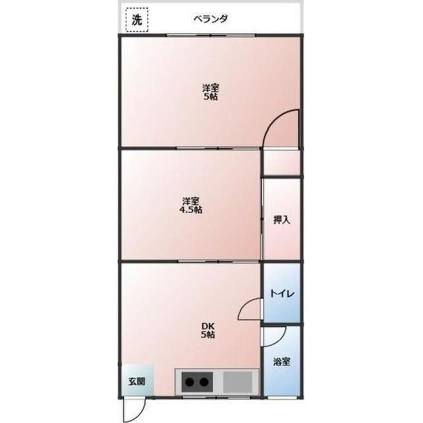 間取図 翠松園アパートメント(旧小島荘)