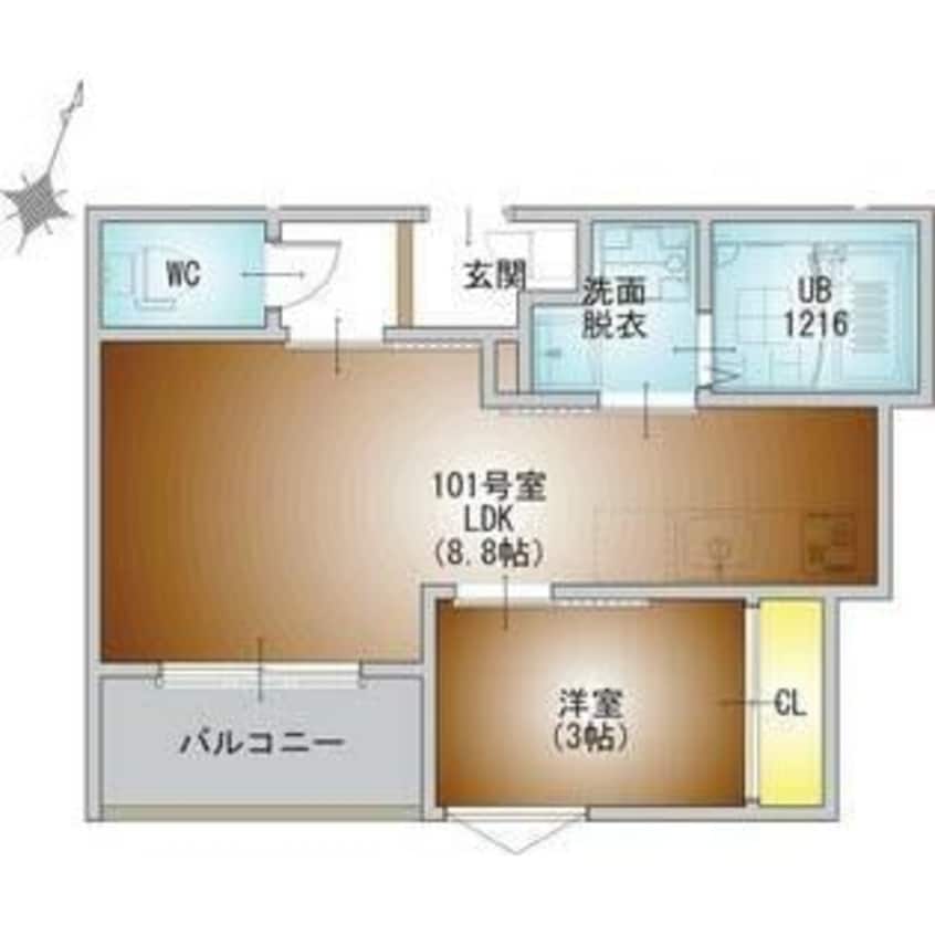 間取図 REGALEST守山III