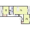 守山区守山三丁目新築計画A棟(西) 2LDKの間取り