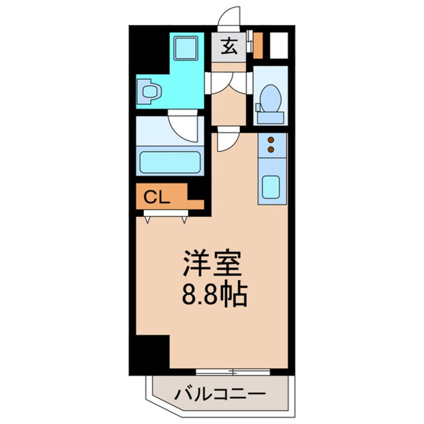 間取図 レジデンシア大須