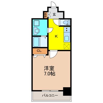 間取図 エスリード大須観音プリモ