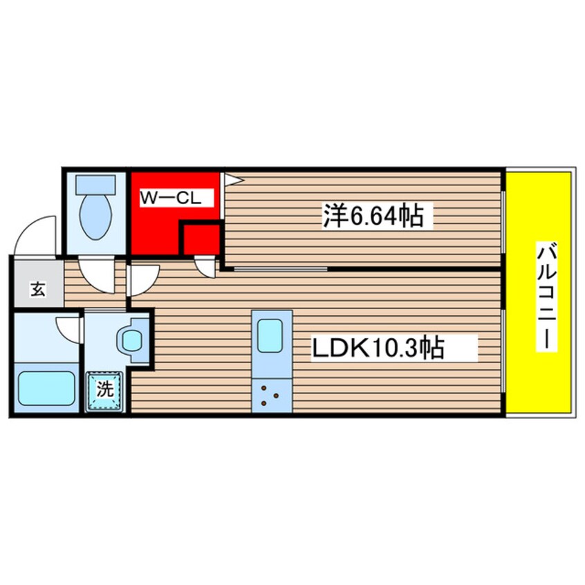 間取図 Dimora(ディモーラ)名駅南