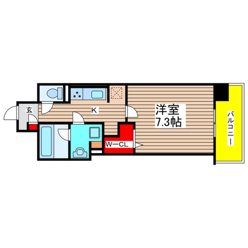 間取図 プレミアムコート大須