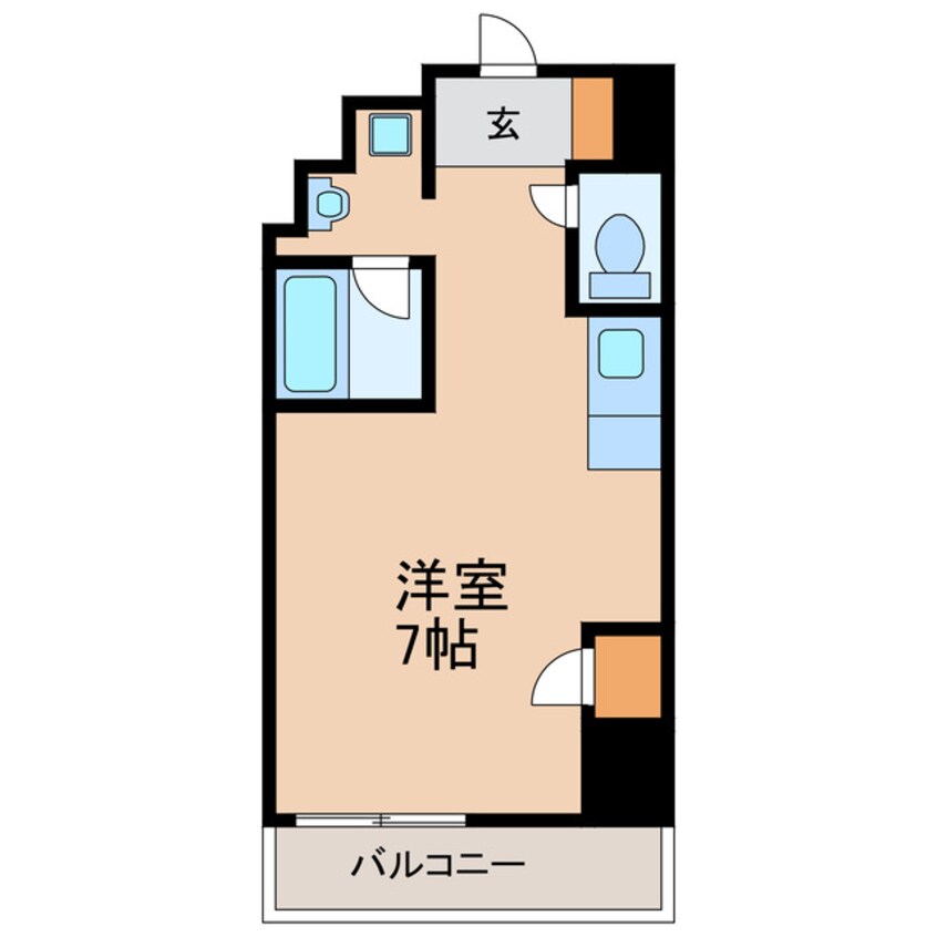 間取図 スクエア・アパートメント