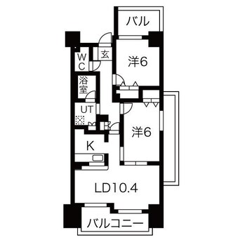 間取図 ヴィラエーデル大須