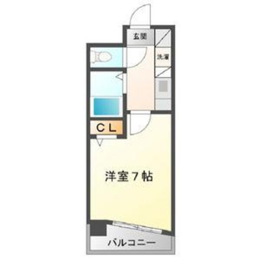 間取図 エステート記念橋