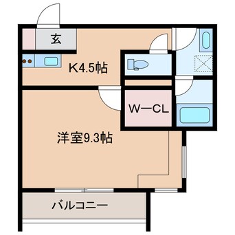 間取図 Ecrasole安城