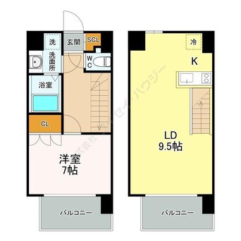 間取図 リエス東別院